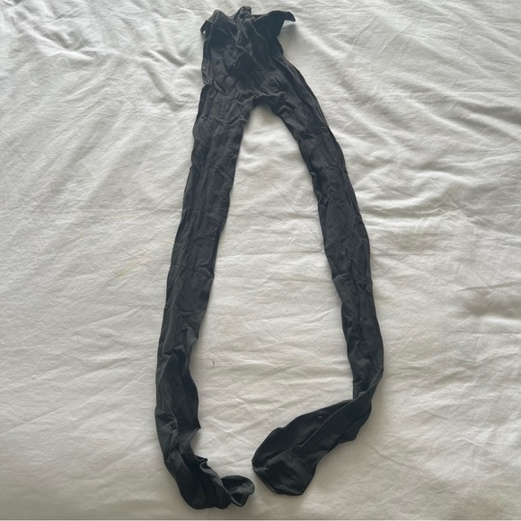 ARDENE - GREY SEE THROUGH TIGHTS - Picture 1 of 1